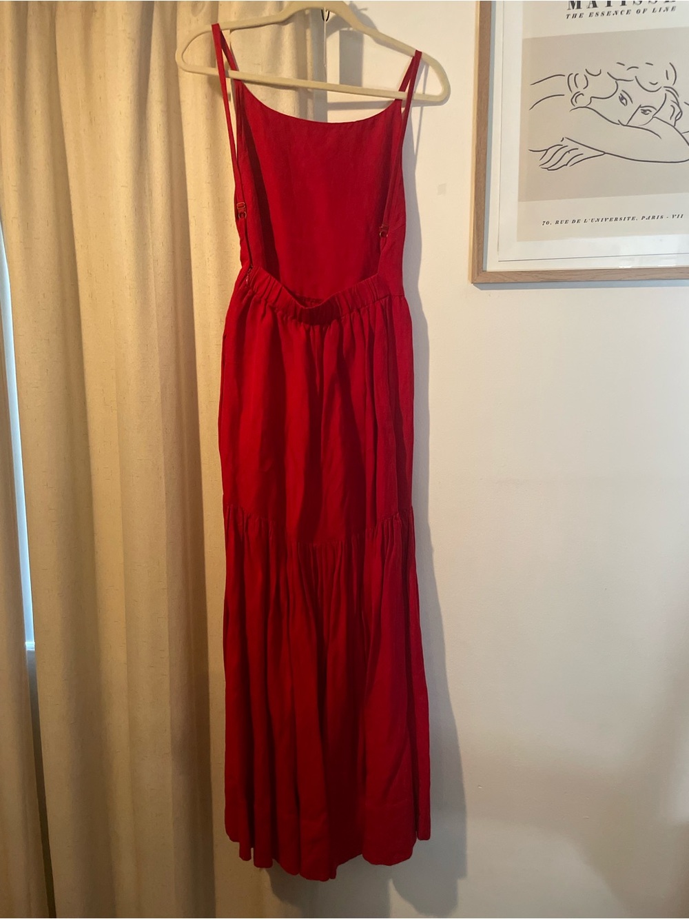 POSSE Elise Dress in Crimson - Picture 4 of 6